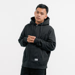 Load image into Gallery viewer, Sweater Pria Basic Pullover Zipper Hoodie Sean Black
