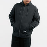 Load image into Gallery viewer, Sweater Pria Basic Pullover Zipper Hoodie Sean Black

