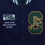 Load image into Gallery viewer, Jacket Varsity CROWNS NAVY BLUE
