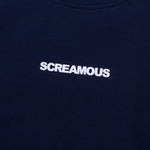 Load image into Gallery viewer, Crewneck OVERSIZED LEGEND TINY WHITE NAVY BLUE
