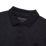 Load image into Gallery viewer, Polo Shirt Basic CASPER BLACK TWOTONE
