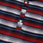 Load image into Gallery viewer, Flannel HoodieShirt CAPRI BLUE RED

