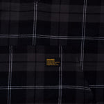 Load image into Gallery viewer, Flannel HoodieShirt ARCHIE BLACK MISTY
