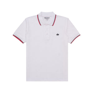 Polo Shirt CROWN LINE BLACK WHITE