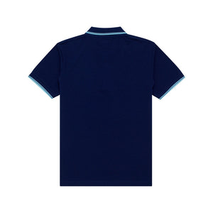 Polo Shirt CROWN LINE SKY BLUE NAVY BLUE