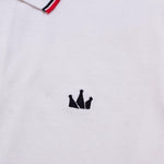 Load image into Gallery viewer, Polo Shirt CROWN LINE BLACK WHITE
