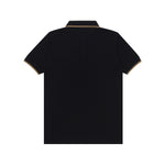 Load image into Gallery viewer, Polo Shirt CROWN LINE GOLD BLACK
