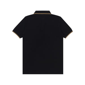 Polo Shirt CROWN LINE GOLD BLACK