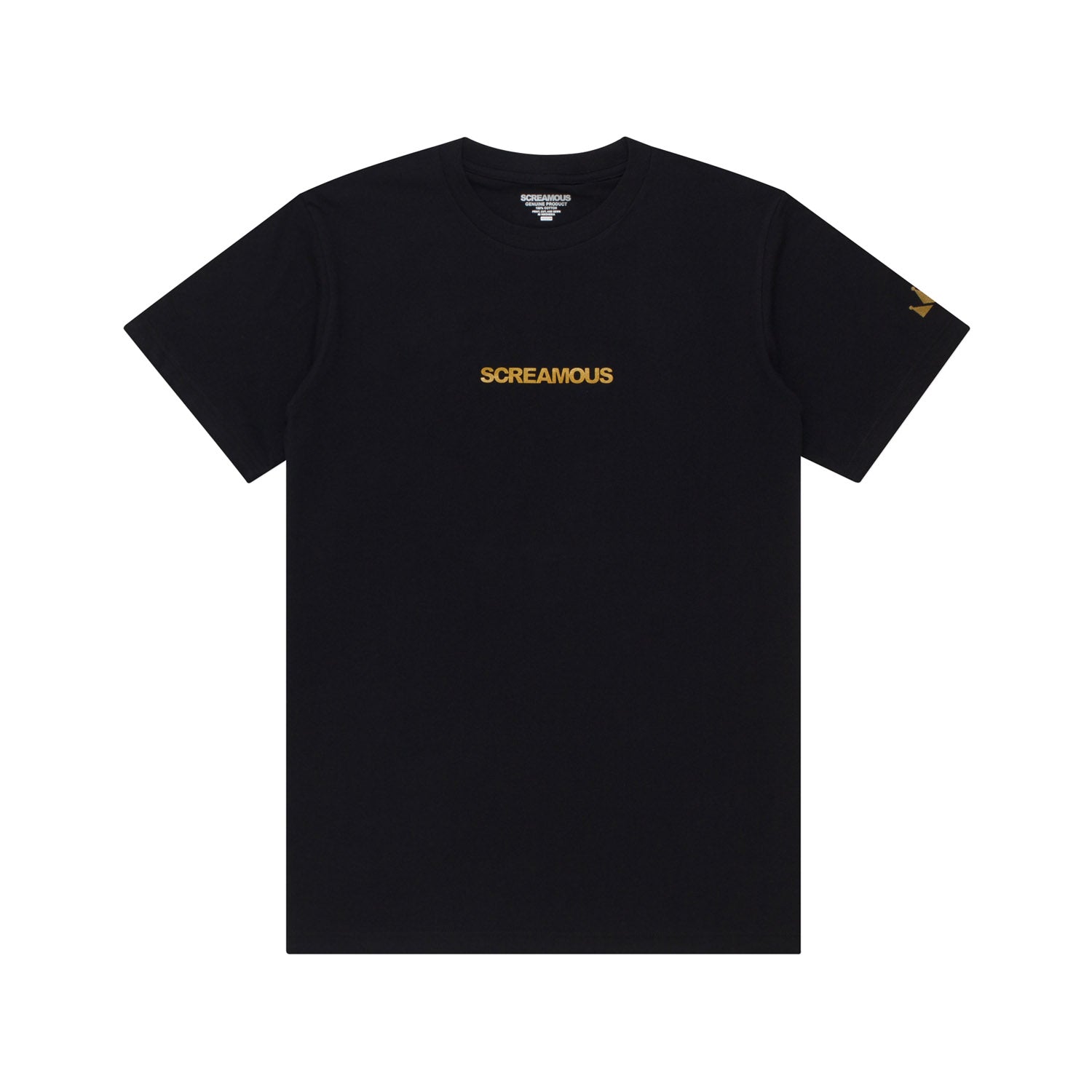 T-Shirt LEGEND TINY ON GOLD BLACK