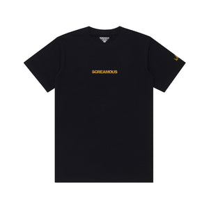 T-Shirt LEGEND TINY ON GOLD BLACK