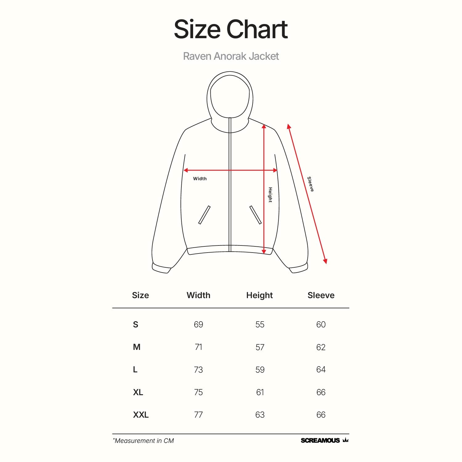 Anorak Jacket RAVEN BLACK