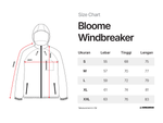 Load image into Gallery viewer, WindBreaker Jacket BLOOME BLACK

