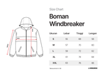 Load image into Gallery viewer, WindBreaker Jacket BOMAN BLACK

