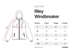 Load image into Gallery viewer, WindBreaker Jacket Reflective RILEY BLACK
