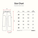 Load image into Gallery viewer, Long Pants Carpenter TYPEFORM and COLLECTIVE SHAPES DRACO BLUE
