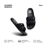 Load image into Gallery viewer, Slippers Sandals LAVAZZA BLACK
