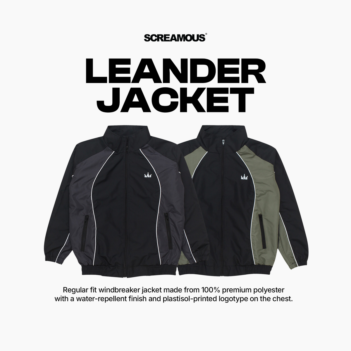 WindBreaker Jacket LEANDER – Screamous / Daily Wear