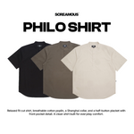 Load image into Gallery viewer, Shortsleeve Shirt PHILO Kerah Shanghai
