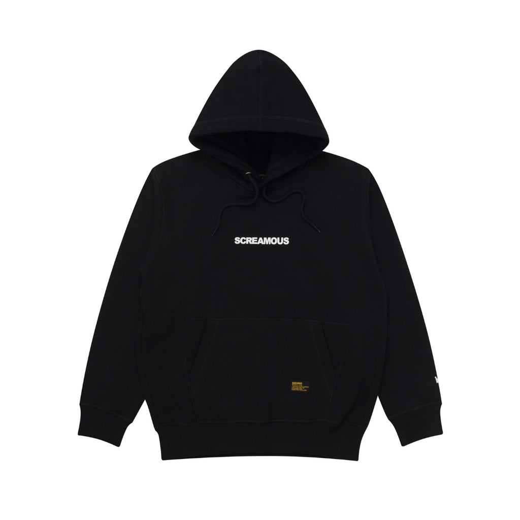 Hoodie LEGEND TINY ON WHITE BLACK – Screamous / Daily Wear