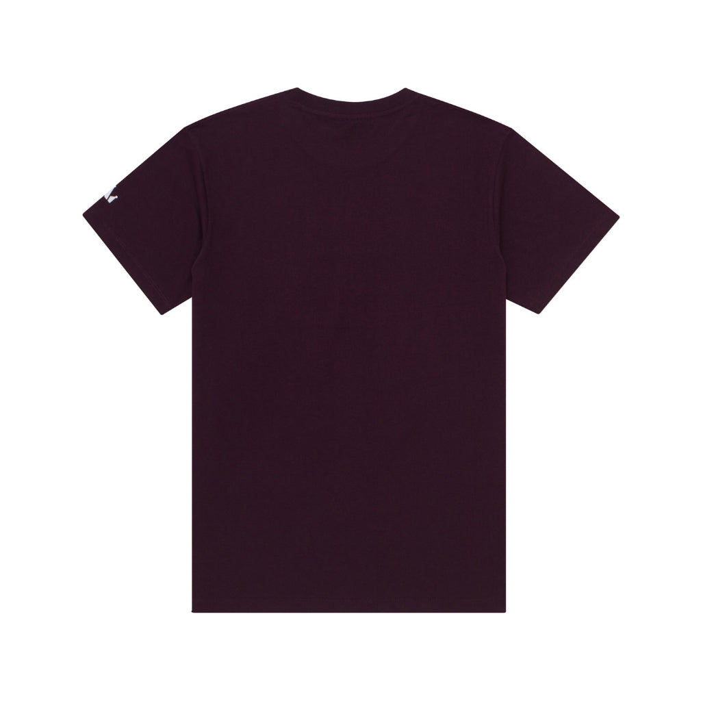 T-Shirt LEGEND TINY ON WHITE DARK MAROON