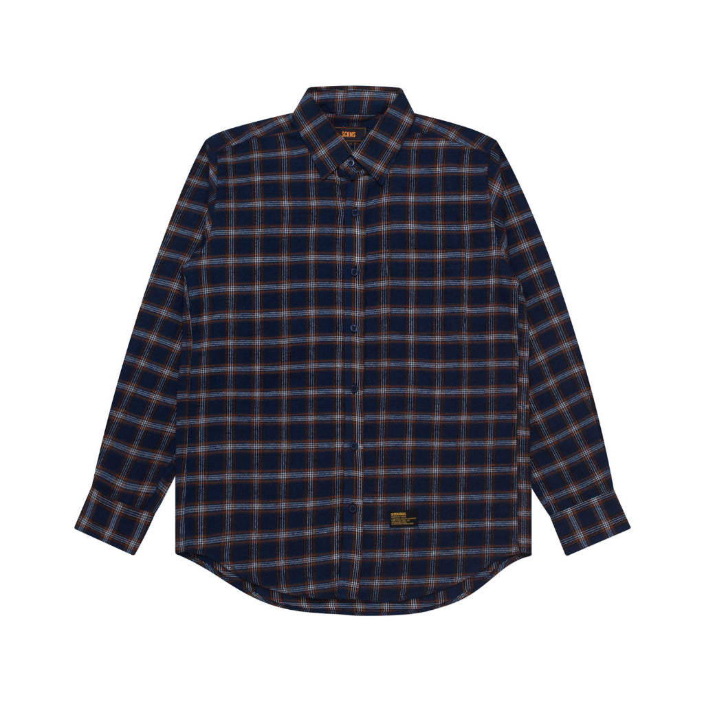 Flannel OAK NAVY BROWN