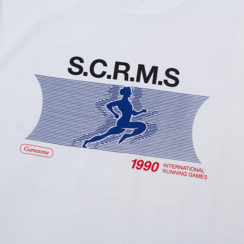 GAMESOME T-Shirt RUNNING GAMES WHITE