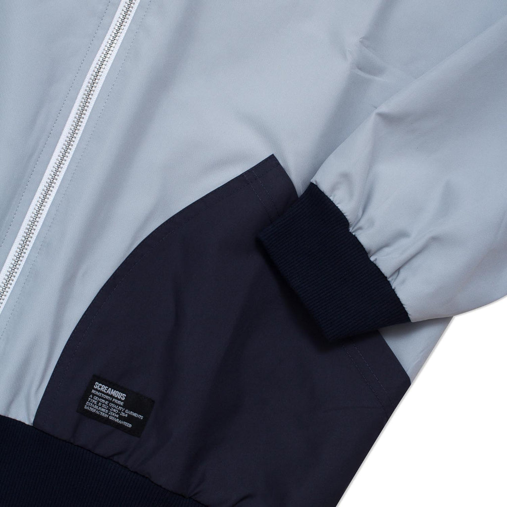 WindBreaker Jacket CART GREY NAVY