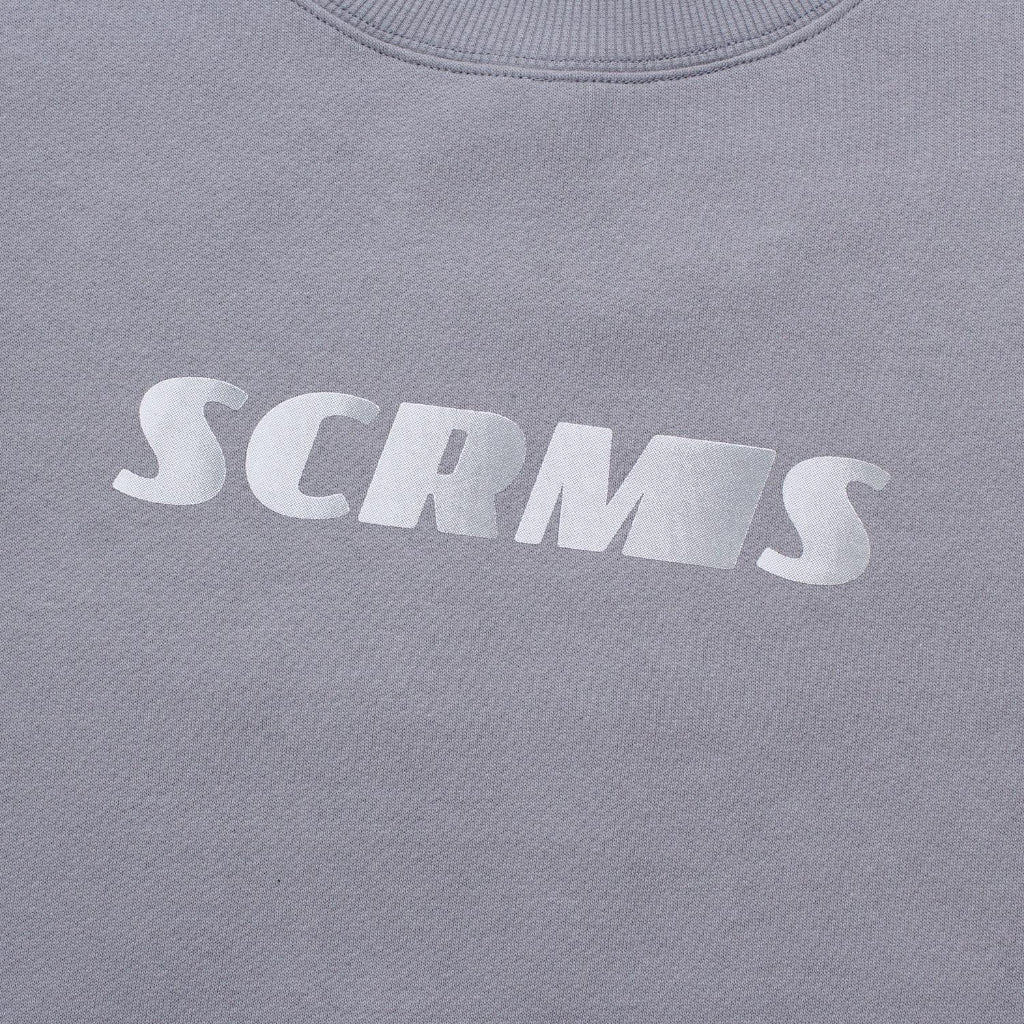 GAMESOME Sweater Crewneck OVERSIZED LOGOTYPE SLEET