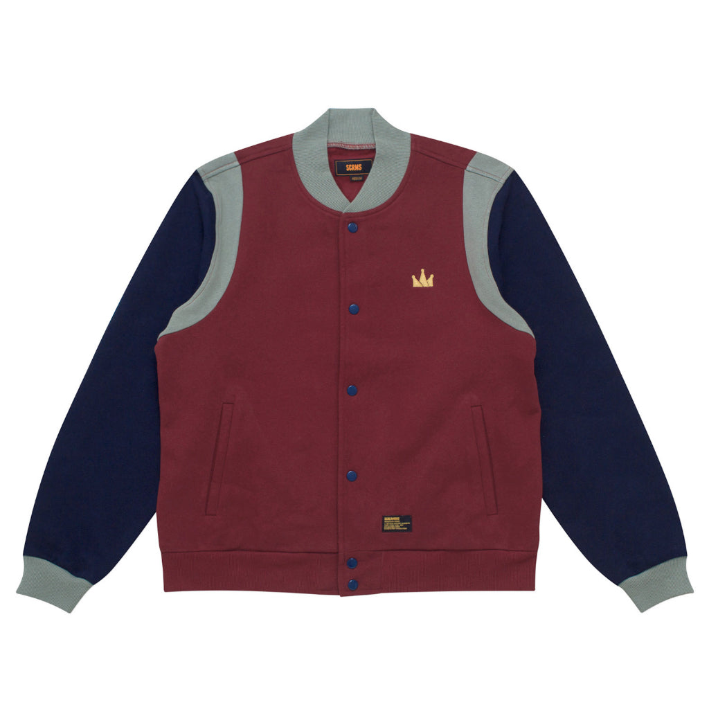 Jacket Varsity FOOJIE MAROON