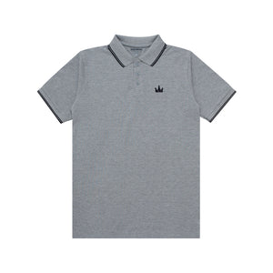 Polo Shirt CROWN LINE BLACK MISTY