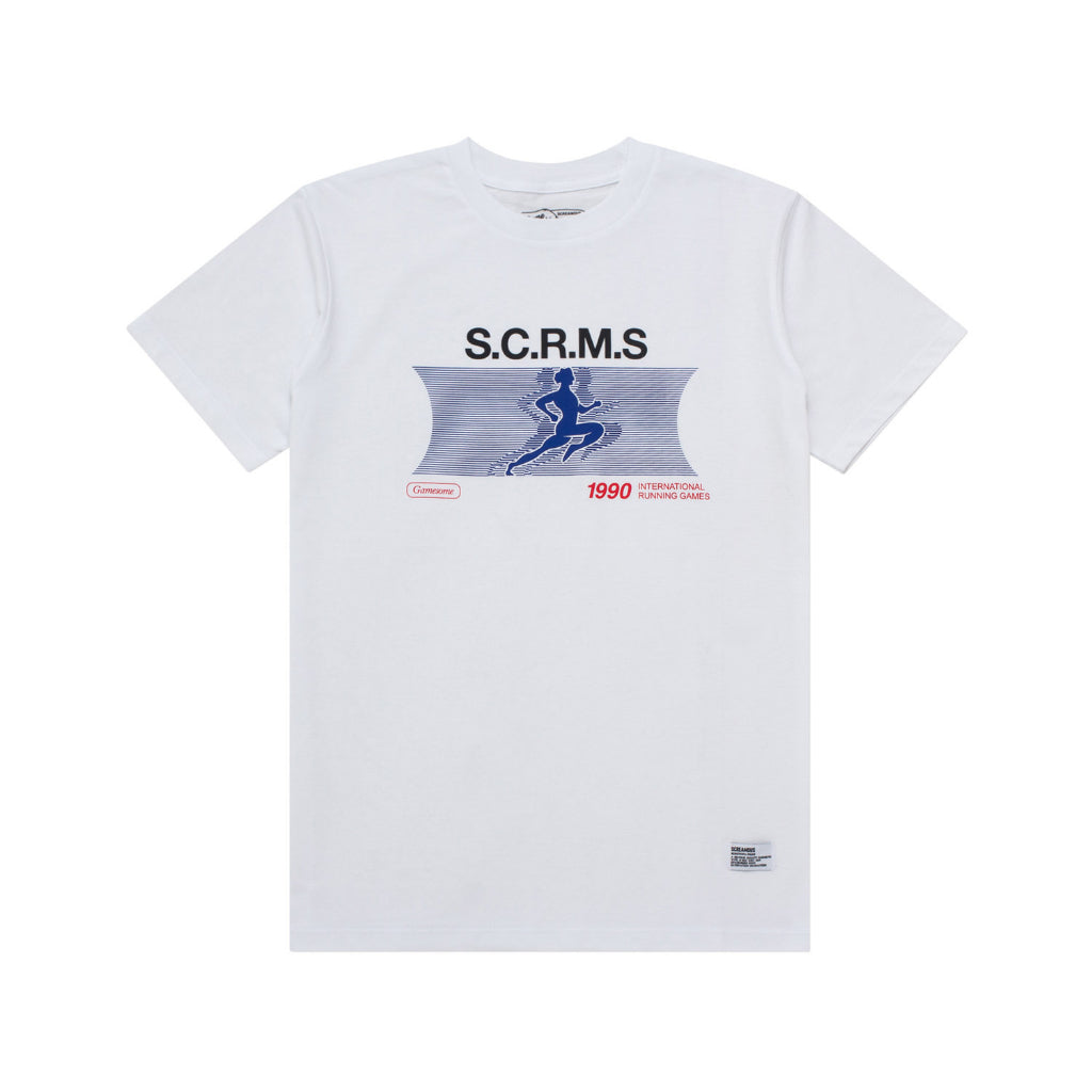 GAMESOME T-Shirt RUNNING GAMES WHITE