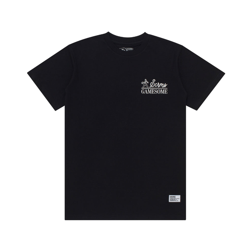 GAMESOME T-Shirt FOREHAND BLACK