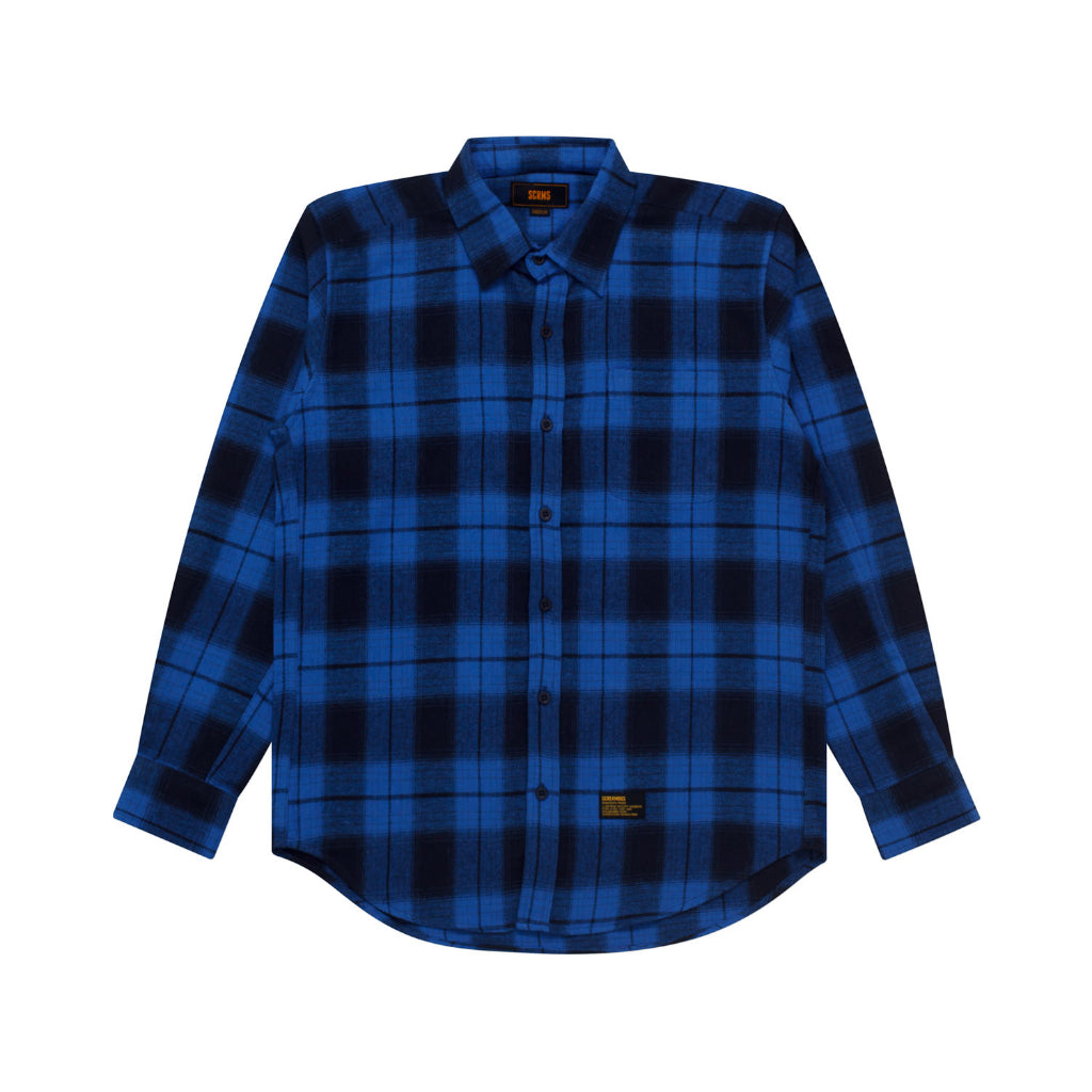 Flannel NUMERO BLUE BLACK