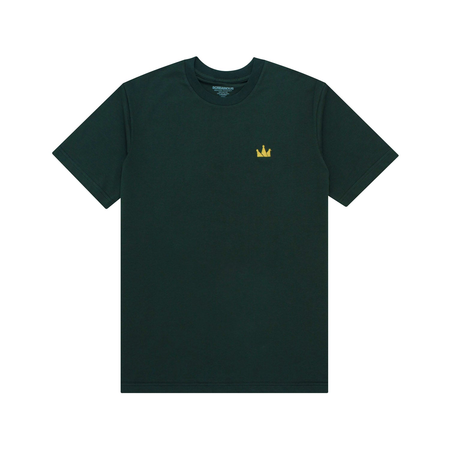 T-Shirt CROWN LOGO SS FOREST GREEN