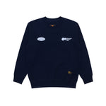 Load image into Gallery viewer, GAMESOME Sweater Crewneck OFF THE COURT NAVY BLUE
