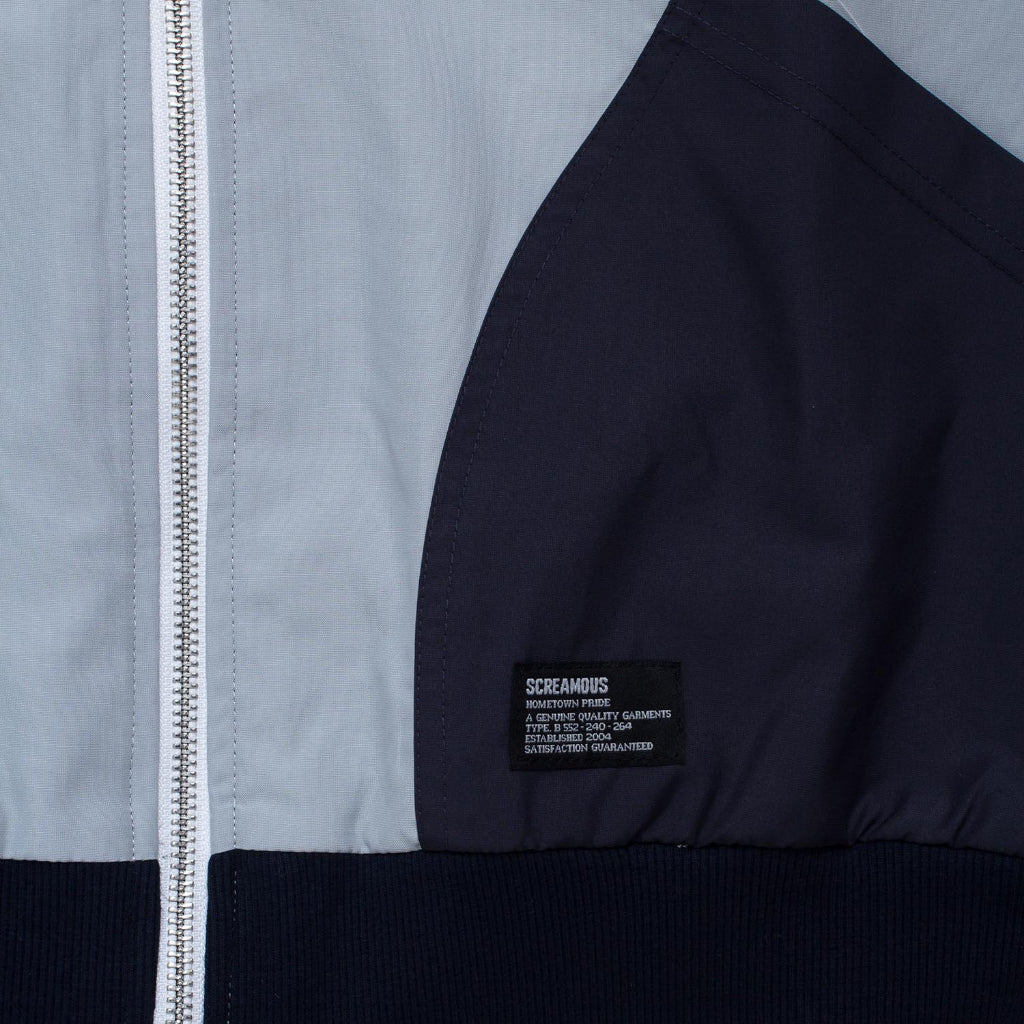 WindBreaker Jacket CART GREY NAVY