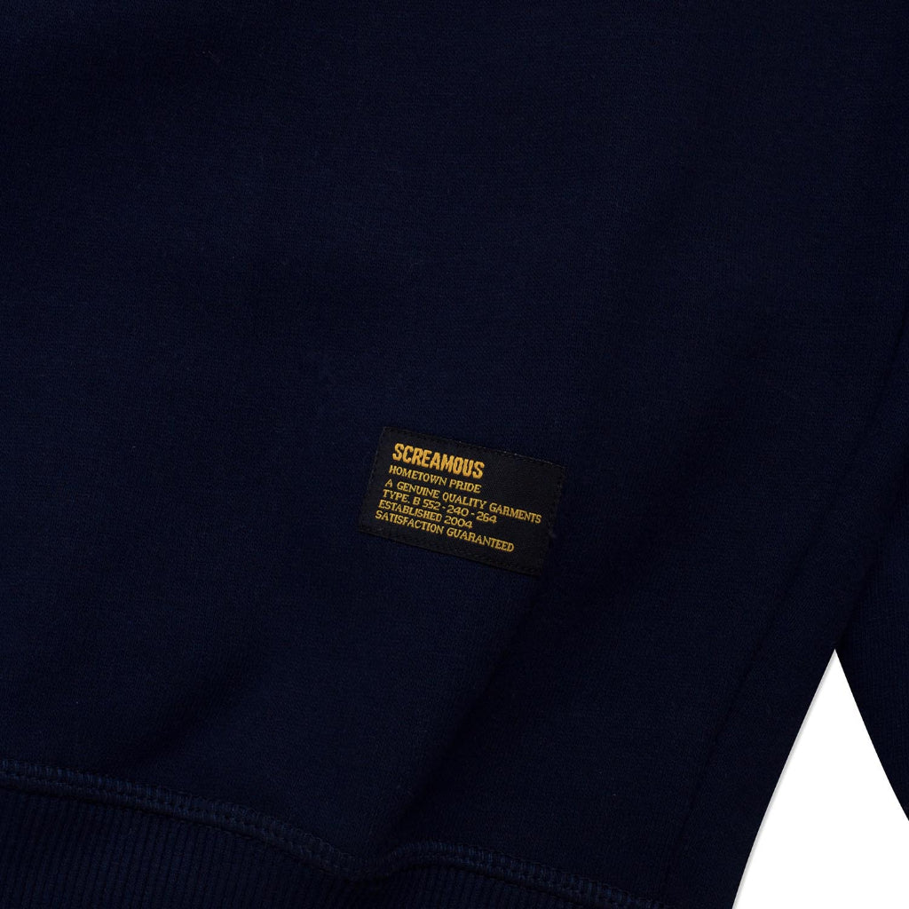 GAMESOME Sweater Crewneck OFF THE COURT NAVY BLUE