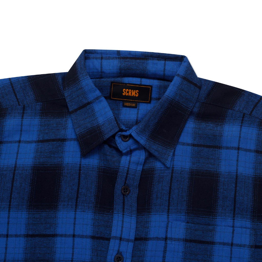 Flannel NUMERO BLUE BLACK