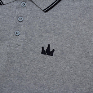 Polo Shirt CROWN LINE BLACK MISTY