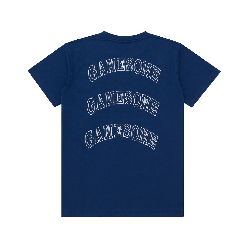 GAMESOME T-Shirt MONO PEONY NAVY