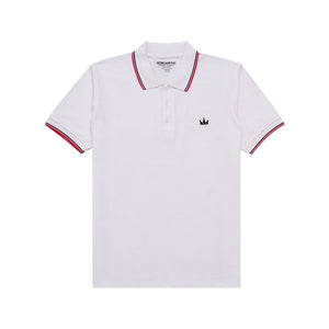 Polo Shirt CROWN LINE BLACK WHITE