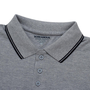 Polo Shirt CROWN LINE BLACK MISTY