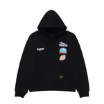 Load image into Gallery viewer, GAMESOME Sweater Pullover Hoodie OVERSIZED CIRCUIT BLAZE BLACK
