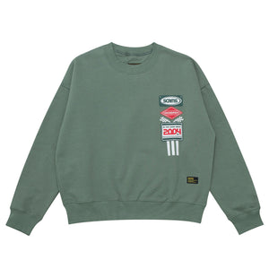 GAMESOME Sweater Crewneck OVERSIZED VICTORY VPR OLIVE