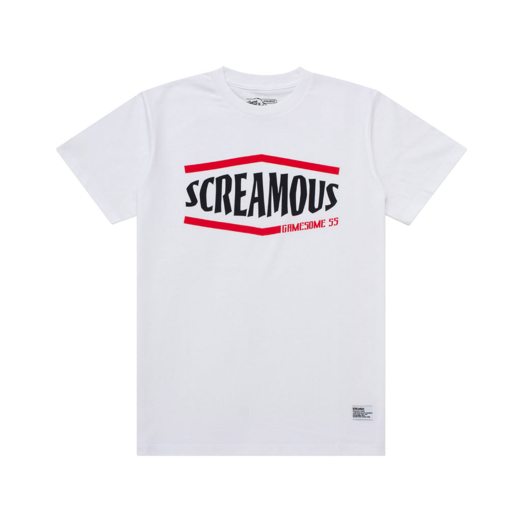 GAMESOME T-Shirt SCRAM WHITE