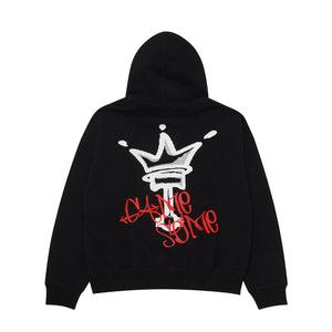 GAMESOME Sweater Pullover Hoodie OVERSIZED CP 55 BLACK