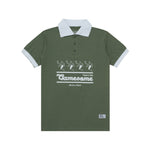 Load image into Gallery viewer, GAMESOME Polo Shirt LWF DEEP LICHEN GREEN
