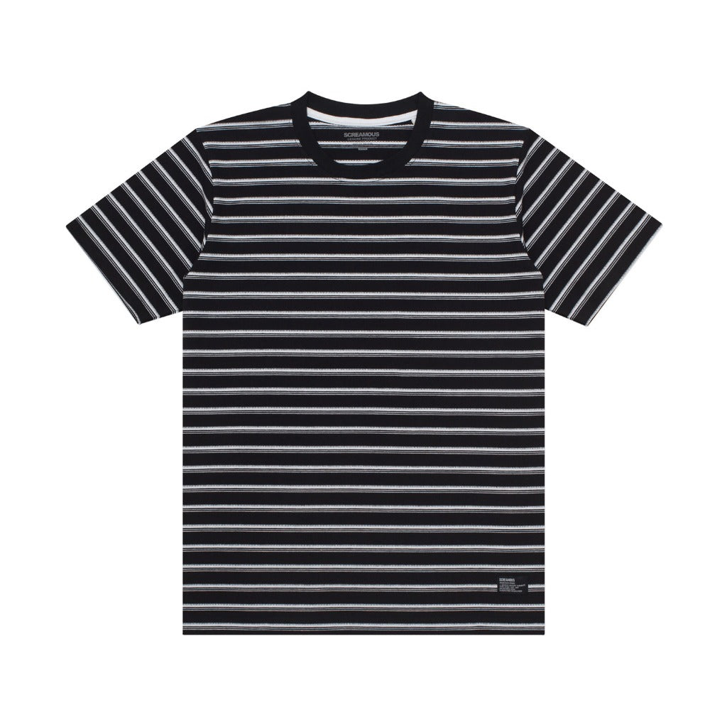 T-Shirt Stripe PATRICK BLACK WHITE