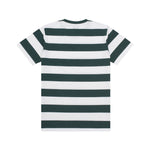 Load image into Gallery viewer, T-Shirt Stripe RENHA WHITE GREEN
