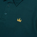Load image into Gallery viewer, Polo Shirt CROWN GOLD GREEN
